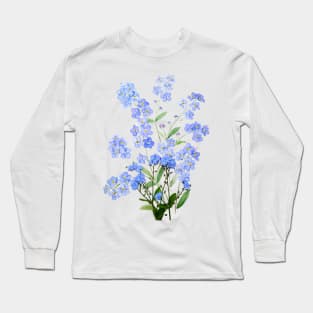 blue forget me not 2024 Long Sleeve T-Shirt